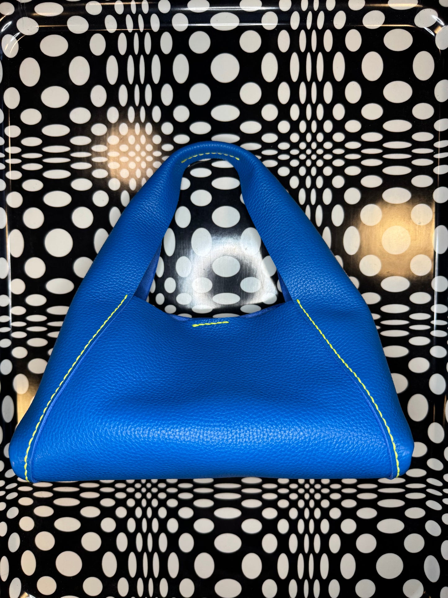 The Roxy top handle hand sewn leather bag!