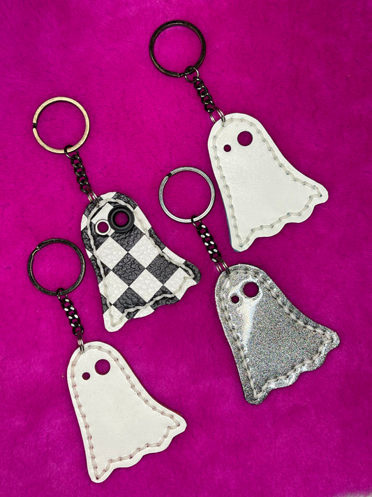 Ghost keychains! Glow in the dark spooky boys!