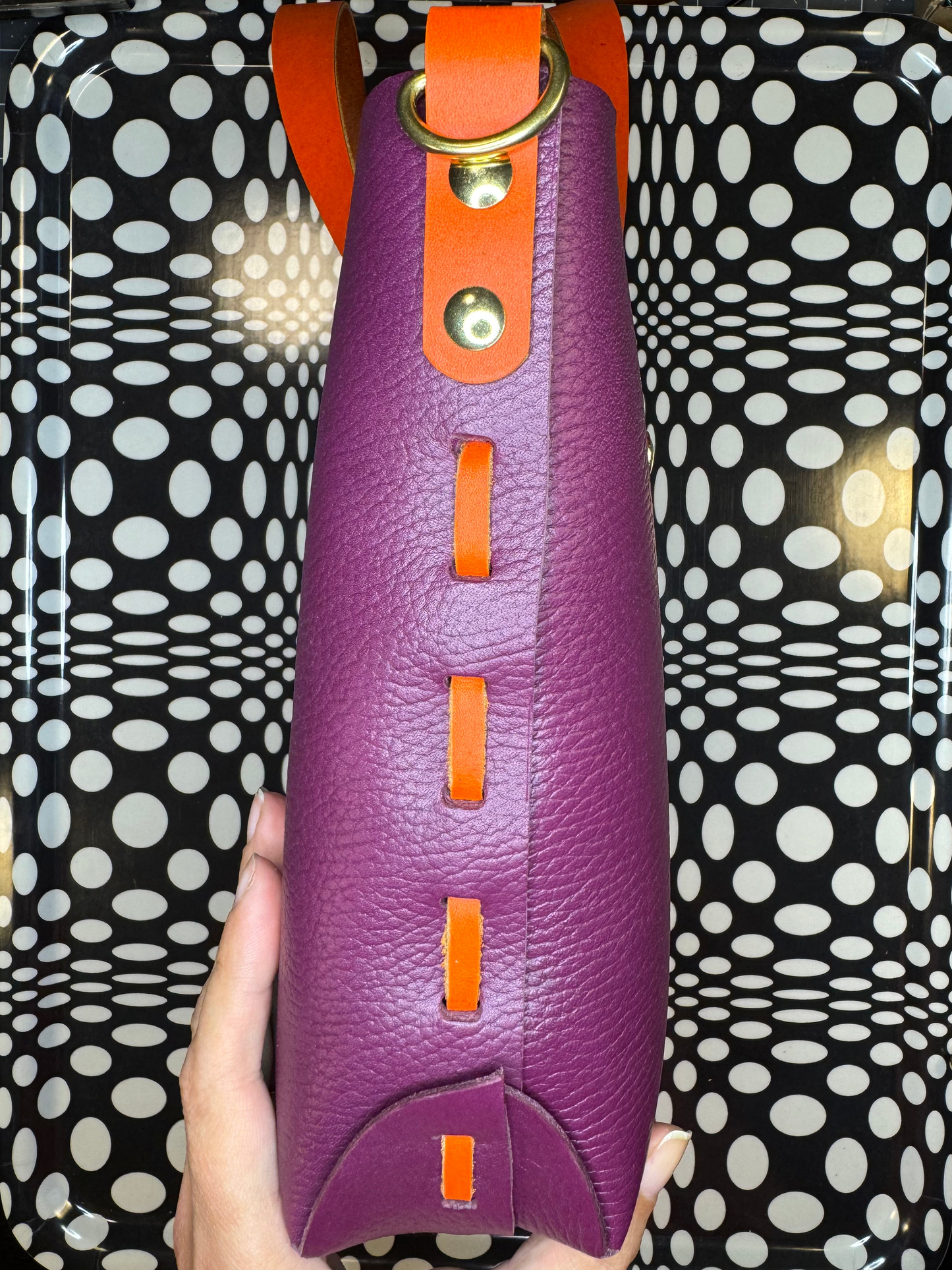 Johnny Two Bison Small – Hand Sewn Bison Leather Bag