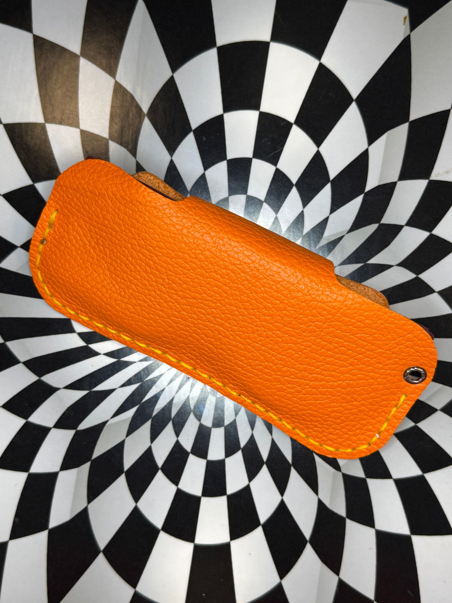 Glasses case! Hand sewn leather sunglasses holder!