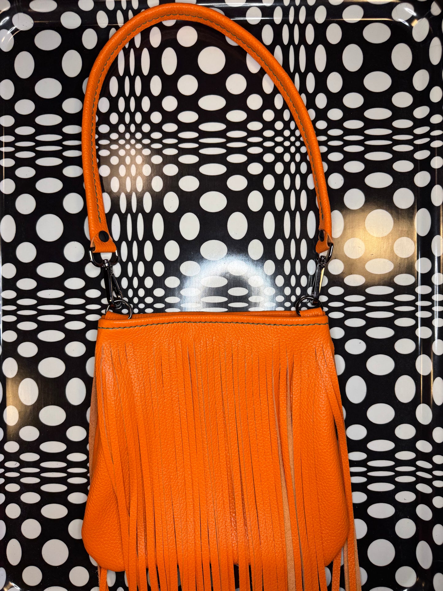 Candi A$$ hand sewn leather fringe crossbody bag! Soft cowhide rocker chic purse