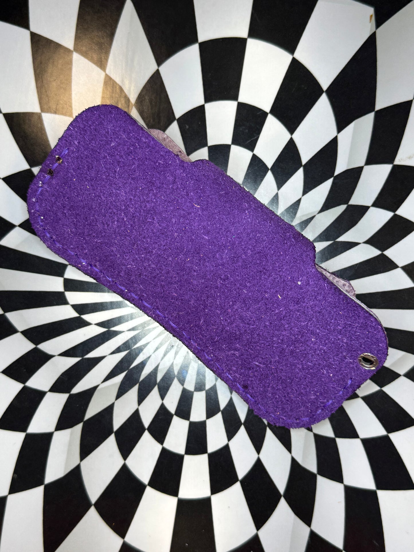 Glasses case! Hand sewn leather sunglasses holder!