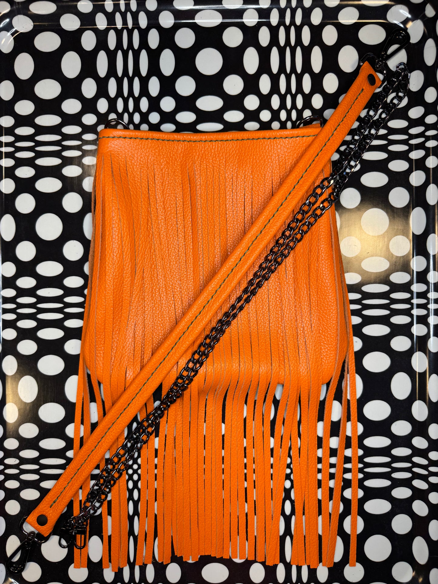 Candi A$$ hand sewn leather fringe crossbody bag! Soft cowhide rocker chic purse