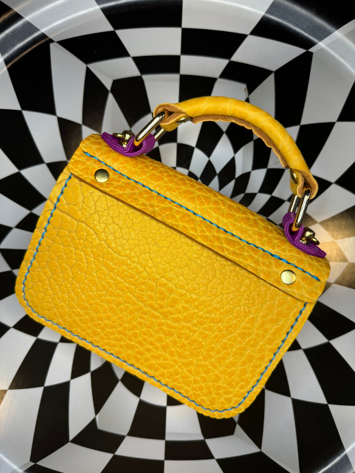 The Romy top handle mini briefcase bag! The OG now with strap attachments for crossbody wear!