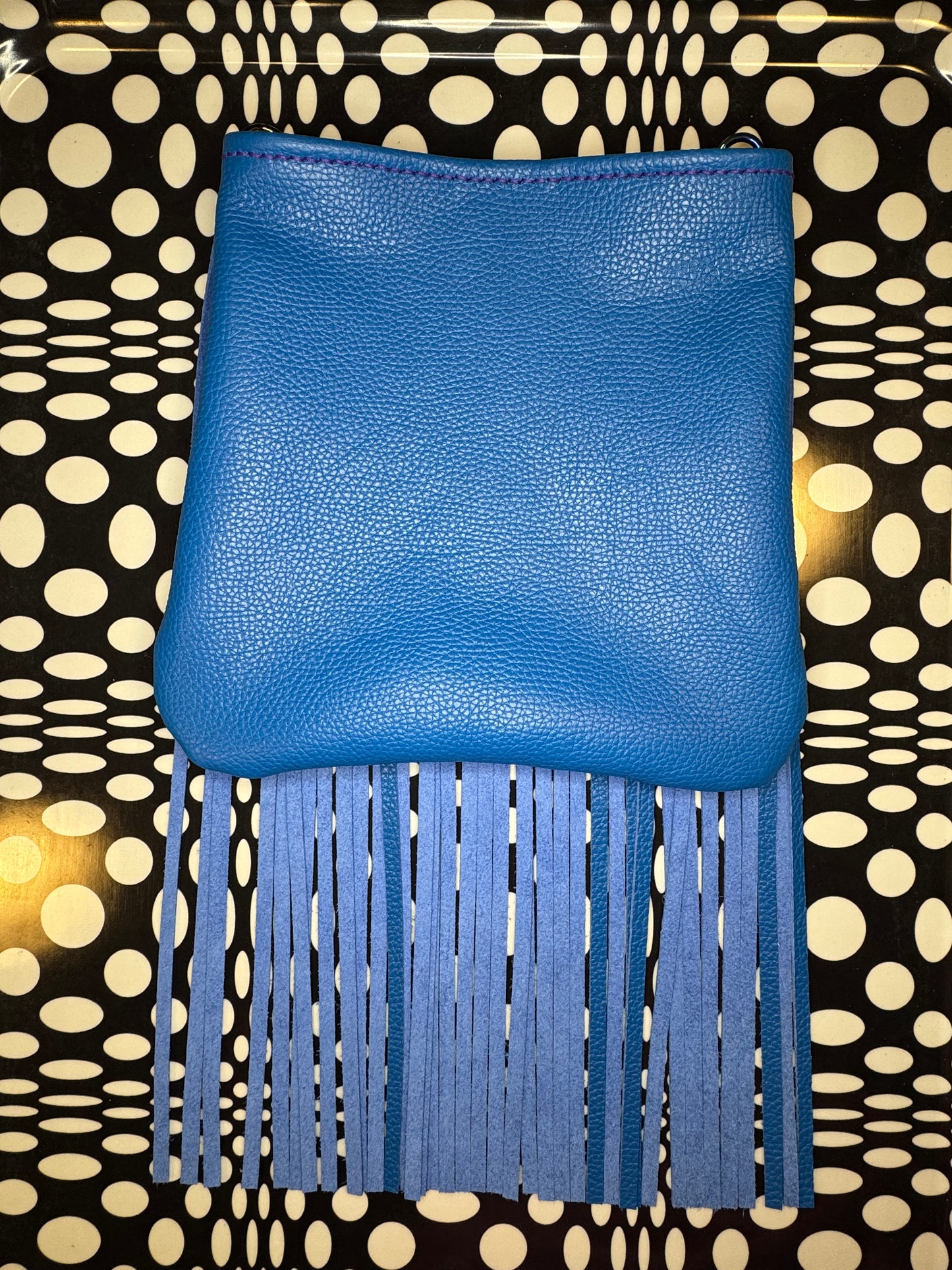 Candi A$$ hand sewn leather fringe crossbody bag! Soft cowhide rocker chic purse