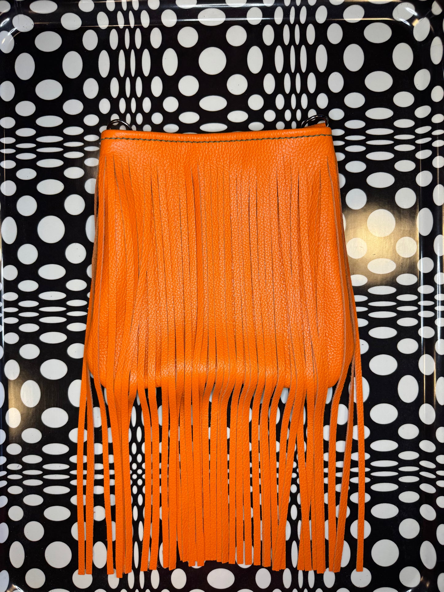 Candi A$$ hand sewn leather fringe crossbody bag! Soft cowhide rocker chic purse