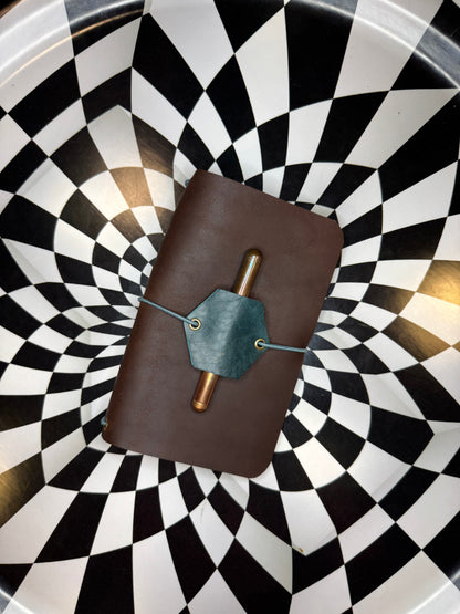 Handmade Leather Traveler’s Notebook Cover – Refillable Journal Cover