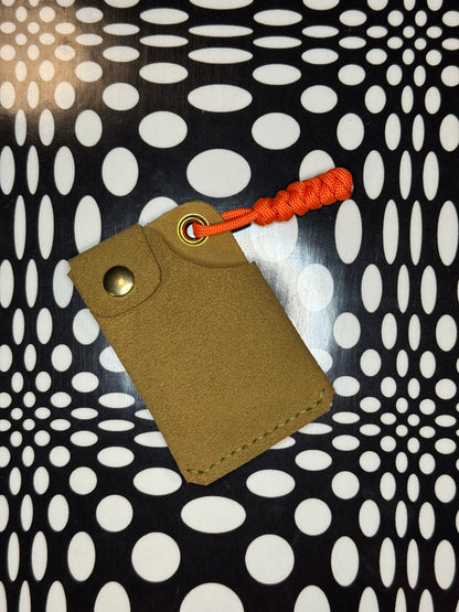 Front pocket wallet! Hand sewn leather paracord rugged card & cash case! Slim minimalist