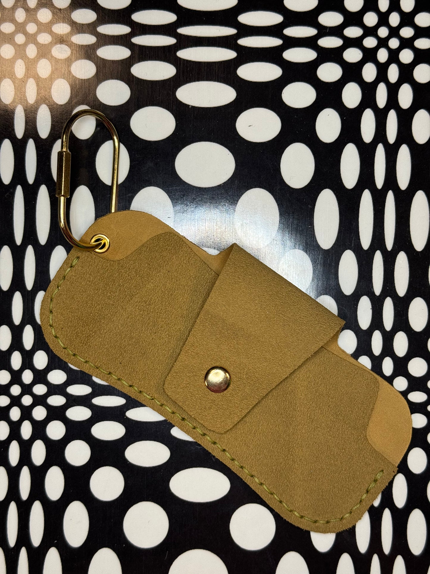 Glasses case! Hand sewn leather sunglasses holder!