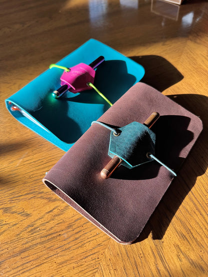 Handmade Leather Traveler’s Notebook Cover – Refillable Journal Cover
