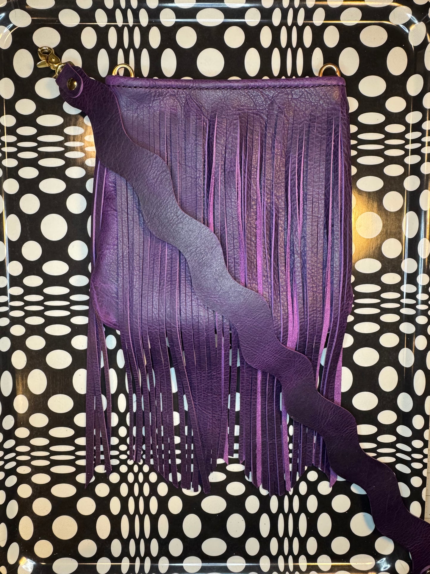Candi A$$ hand sewn leather fringe crossbody bag! Soft cowhide rocker chic purse