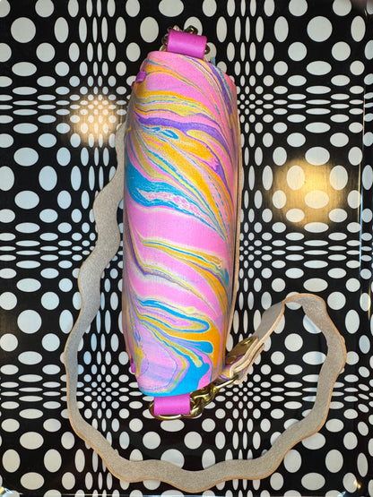 Wavy Saddle Bag – Hand Sewn Leather Crossbody Bag