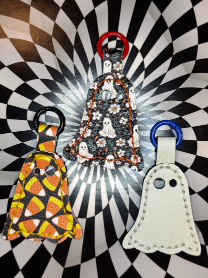 Ghost keychains! Glow in the dark spooky boys!