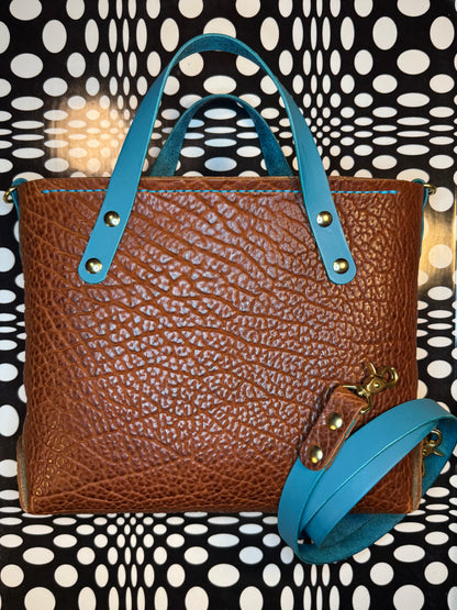 Johnny Two Bison Small – Hand Sewn Bison Leather Bag