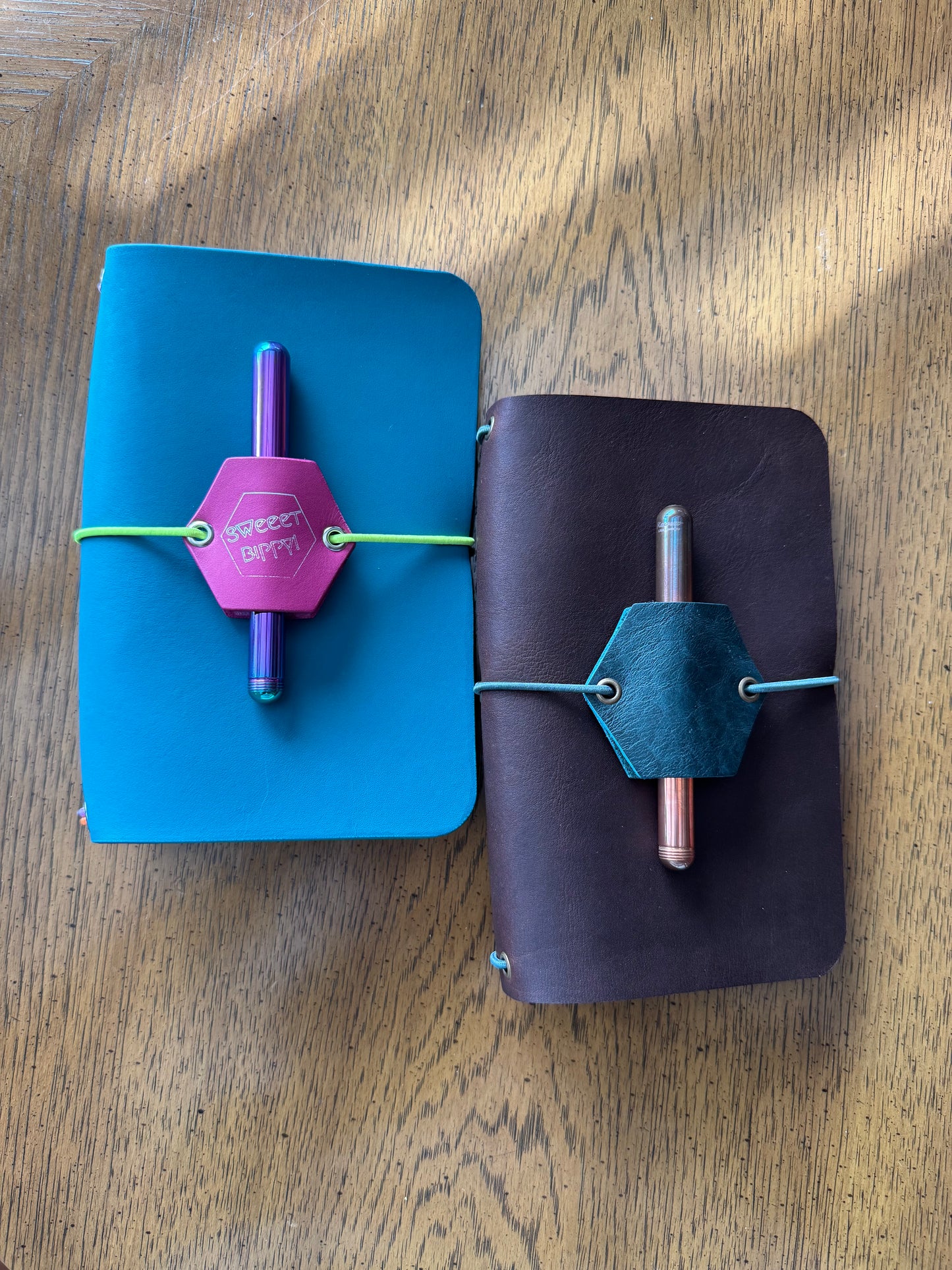 Handmade Leather Traveler’s Notebook Cover – Refillable Journal Cover