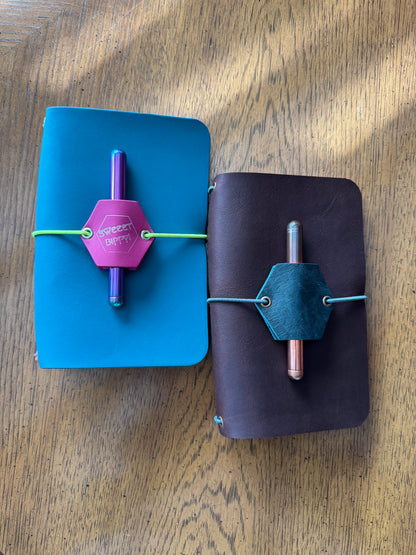 Handmade Leather Traveler’s Notebook Cover – Refillable Journal Cover