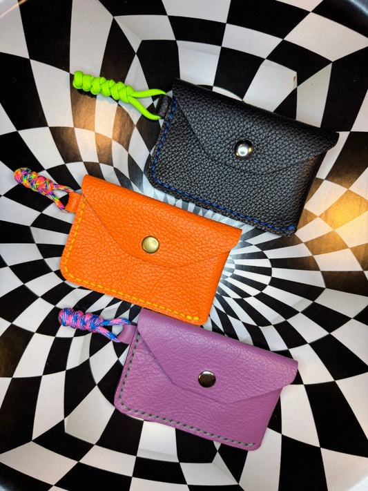 NEW Lilia slim paracord card case/ unisex wallet! Minimalist front pocket wallet EDC