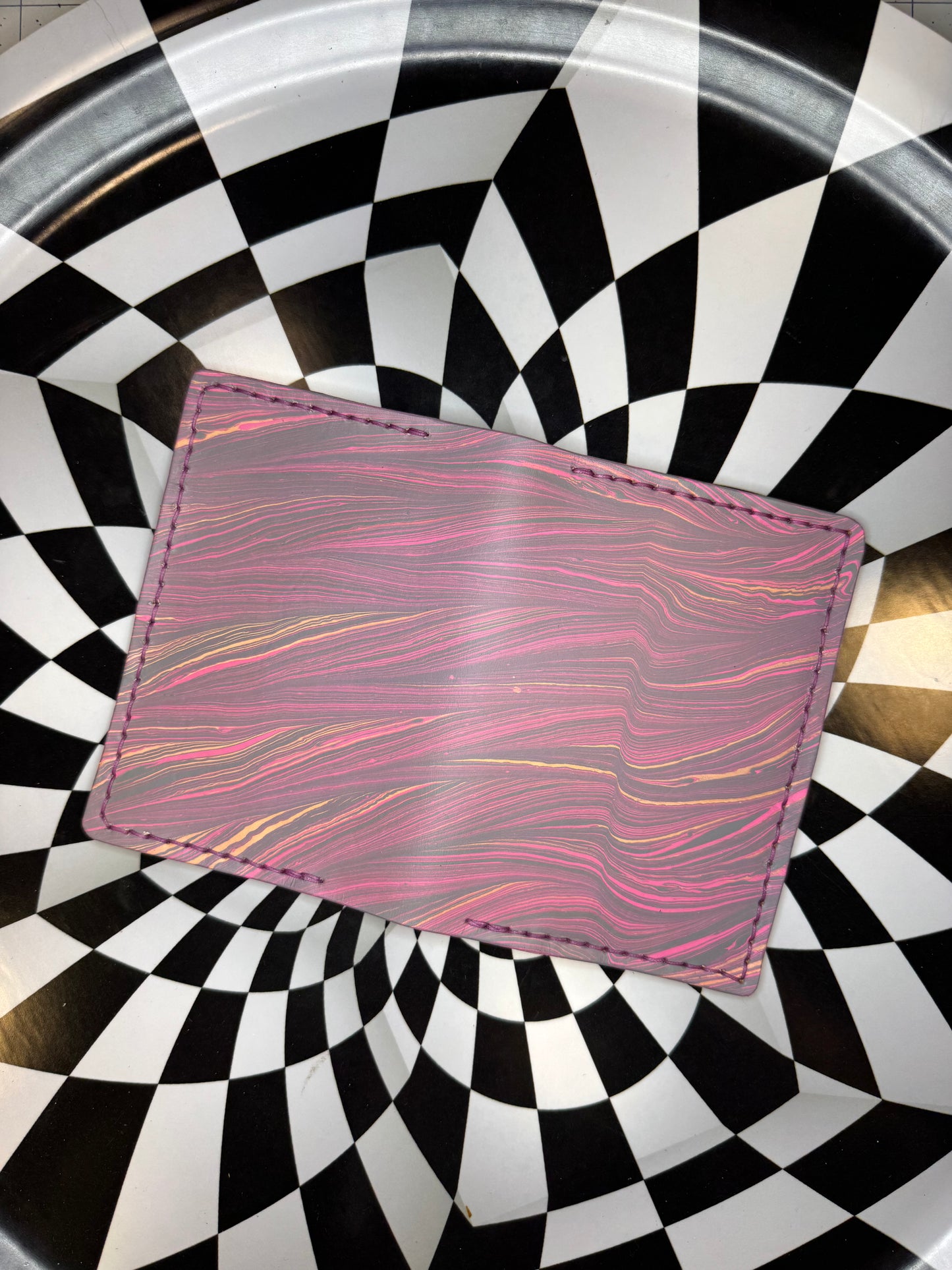 Passport holder/sleeve/cover Handmade bison hide buffalo leather.  Hand sewn unique gift for the traveler!