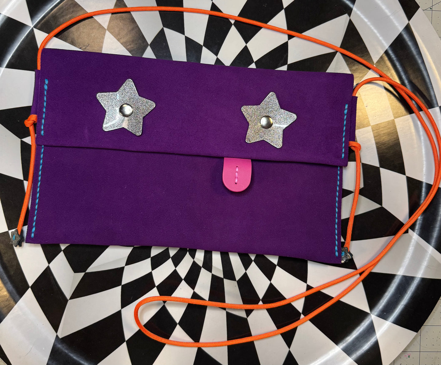 DerpBot Convertible Leather Bag | Handmade Crossbody, Shoulder Bag & Fanny Pack hand sewn