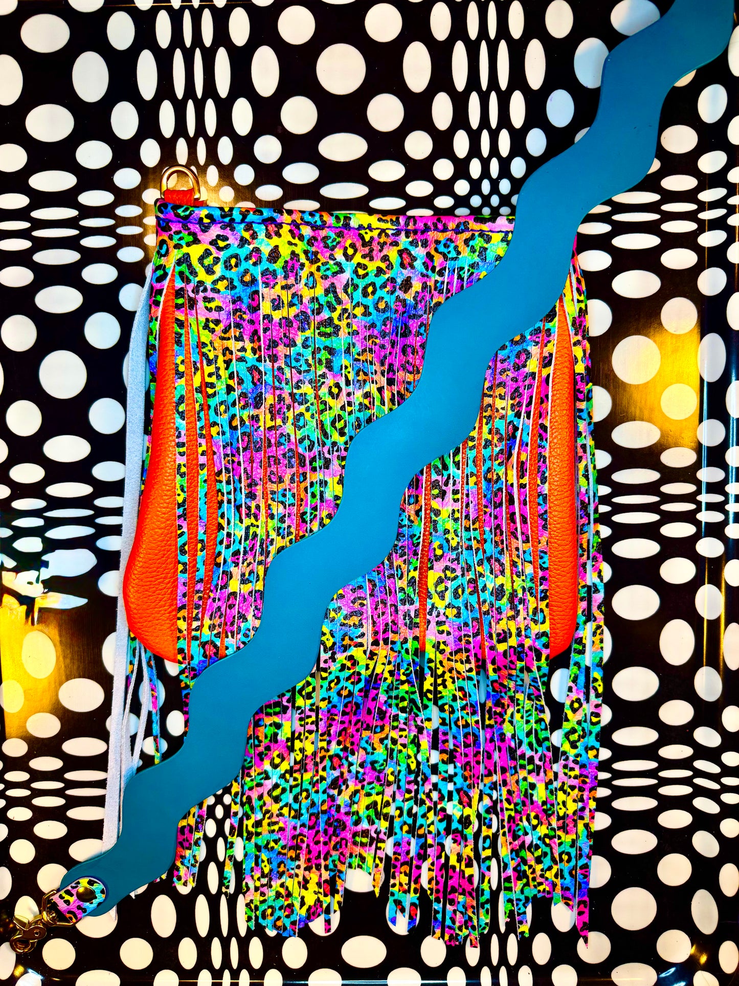 Candi A$$ hand sewn leather fringe crossbody bag! Soft cowhide rocker chic purse