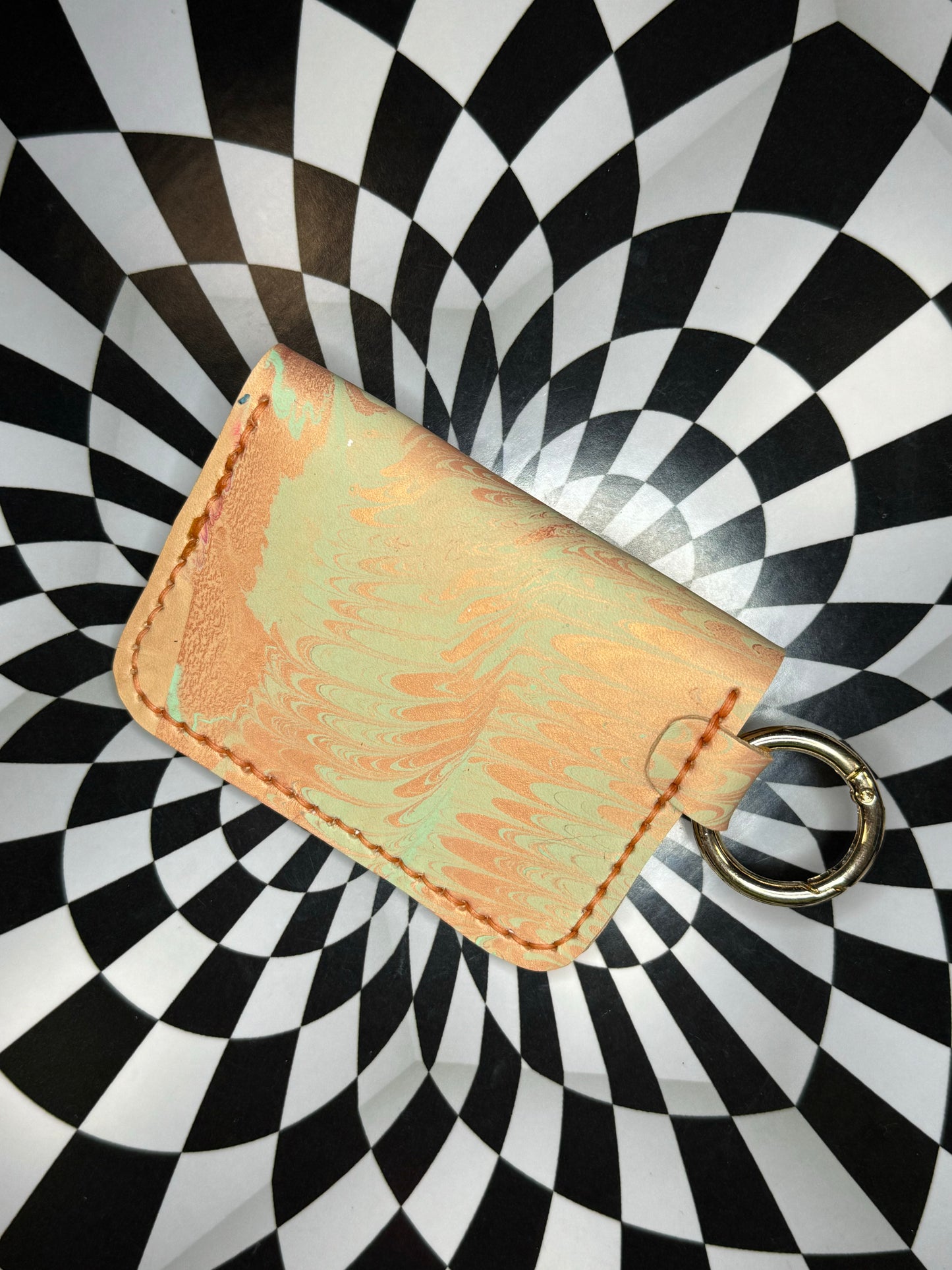 Marble dyed Lilia snap wallet!