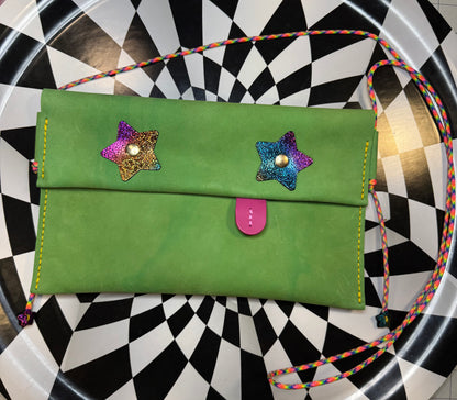 DerpBot Convertible Leather Bag | Handmade Crossbody, Shoulder Bag & Fanny Pack hand sewn
