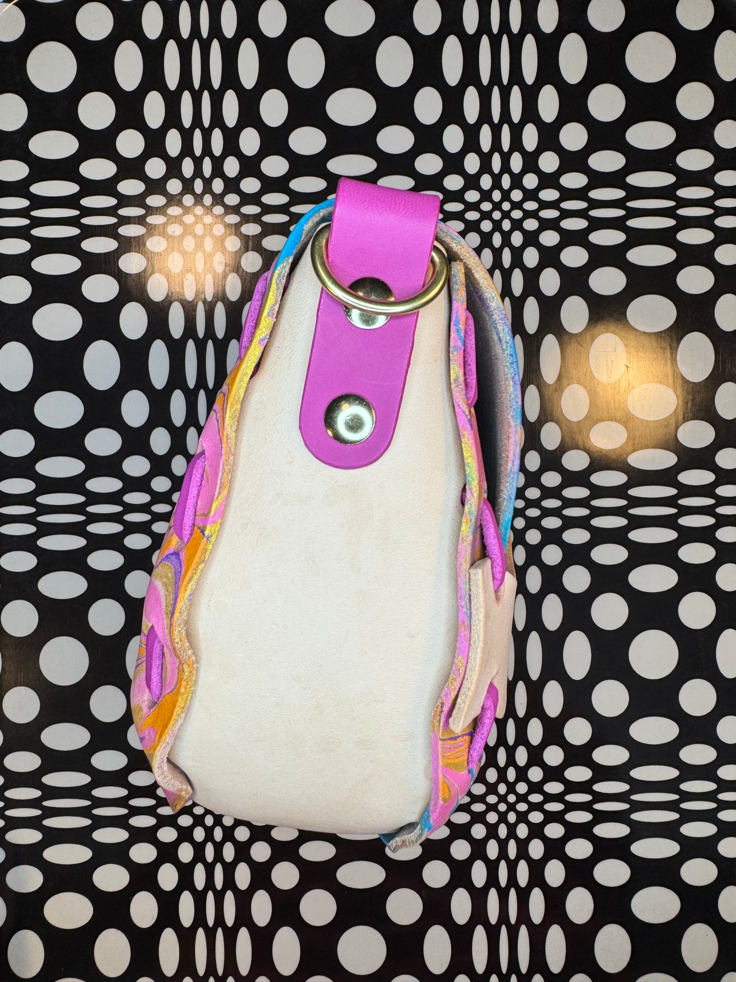 Wavy Saddle Bag – Hand Sewn Leather Crossbody Bag