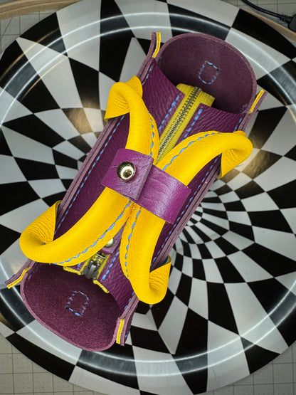 ZuZu top handle mini tote! Hand sewn leather purse