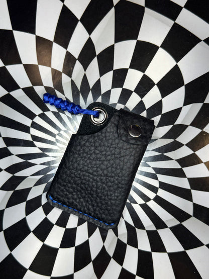 Front pocket wallet! Hand sewn leather paracord rugged card & cash case! Slim minimalist