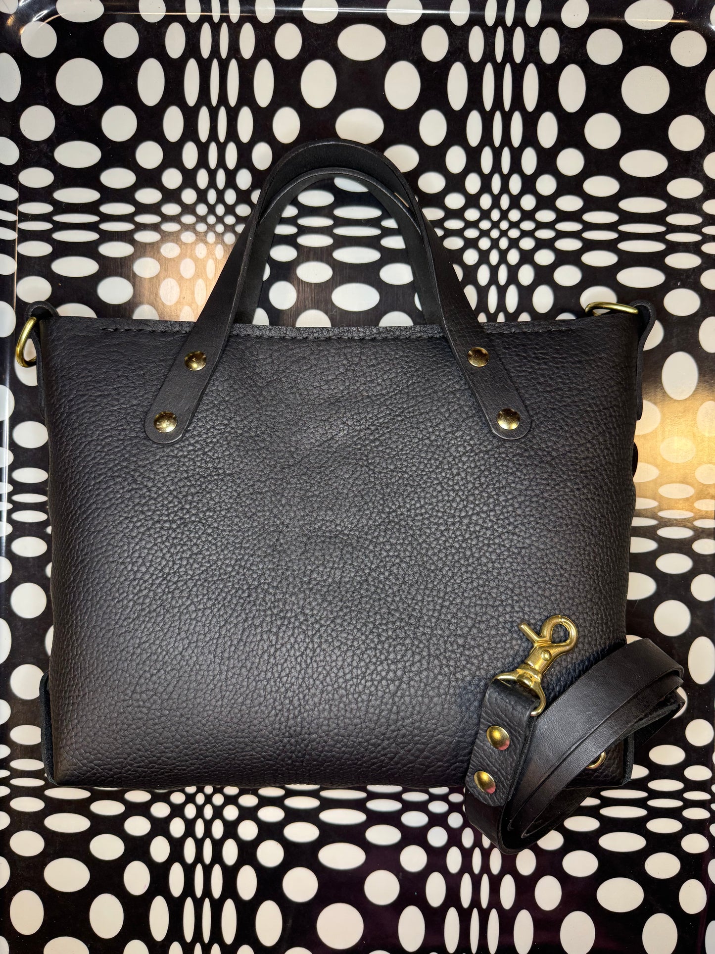 Johnny Two Bison Small – Hand Sewn Bison Leather Bag