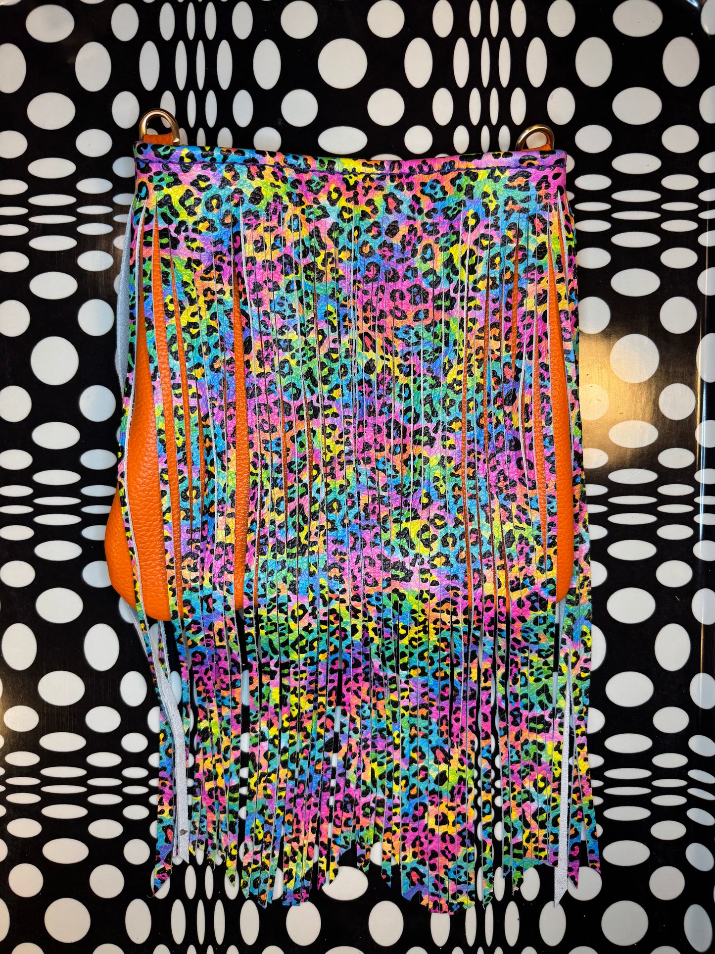 Candi A$$ hand sewn leather fringe crossbody bag! Soft cowhide rocker chic purse