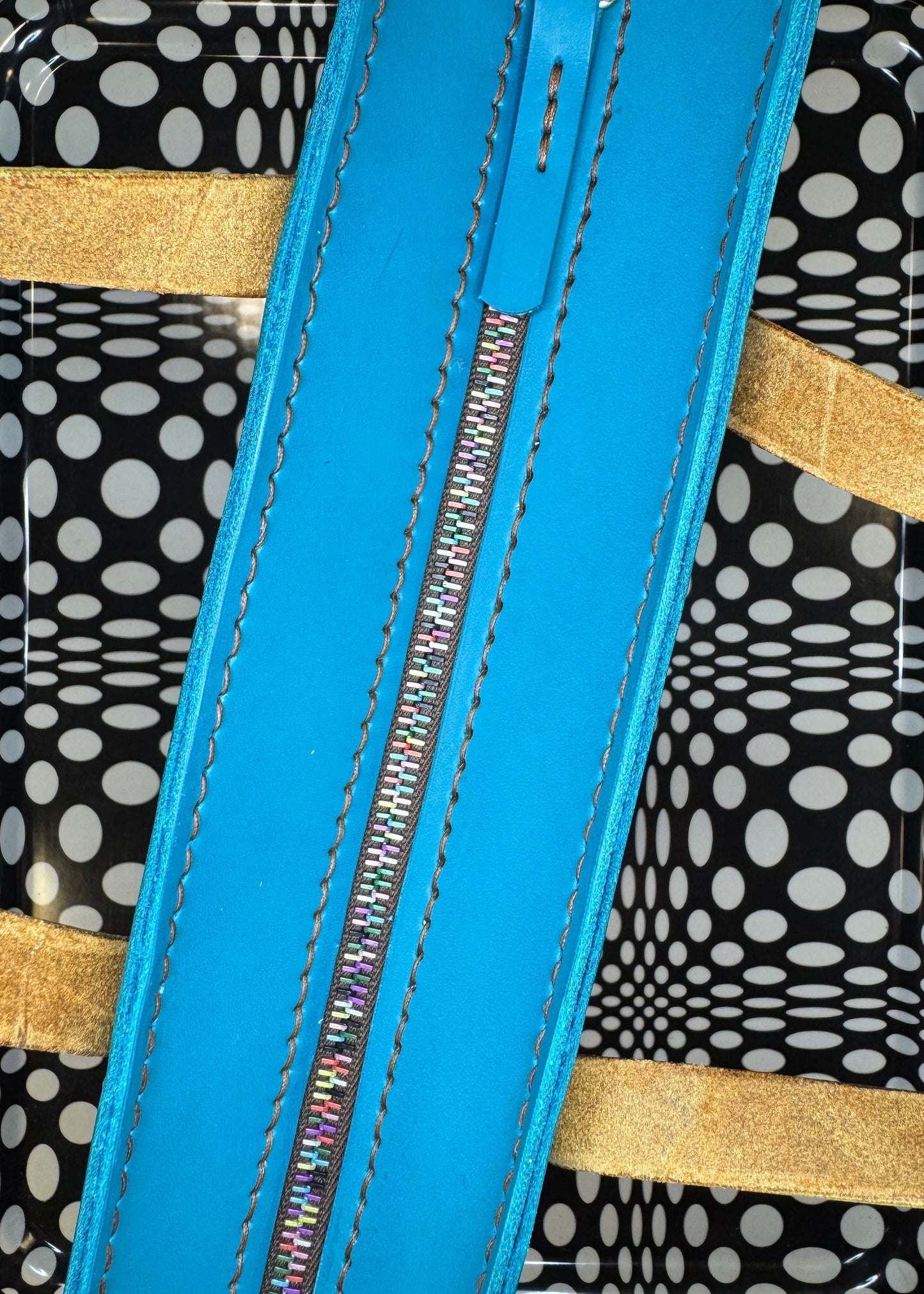 J2B! Johnny Two Bags! Hand sewn leather zip top laced tote bag! Work purse, travel carry on!