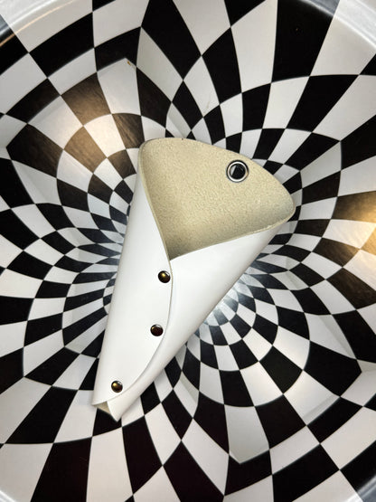 Leather wall sconce / vase for air plants, dried flowers or live flowers! Chic minimalist wall hanging Handmade one of a kind