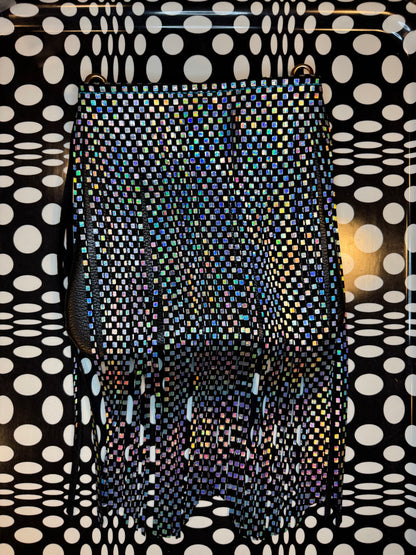 Candi A$$ hand sewn leather fringe crossbody bag! Soft cowhide rocker chic purse