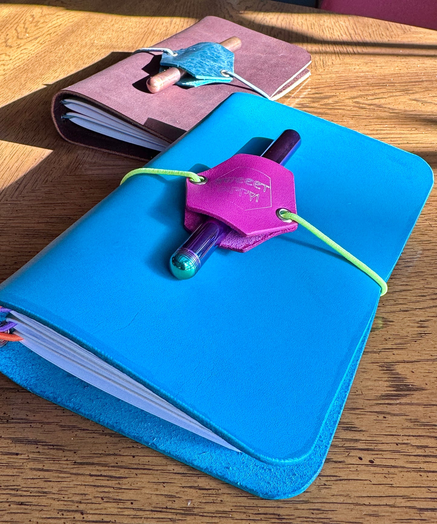 Handmade Leather Traveler’s Notebook Cover – Refillable Journal Cover