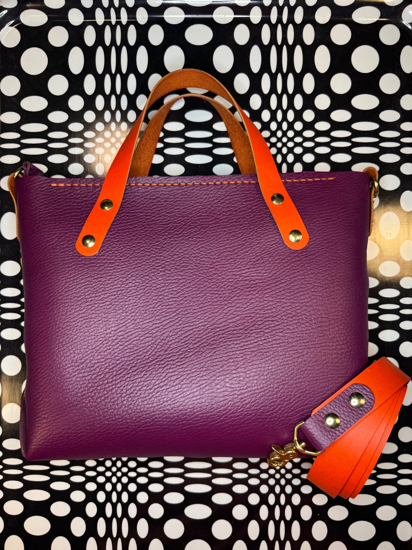 Johnny Two Bison Small – Hand Sewn Bison Leather Bag