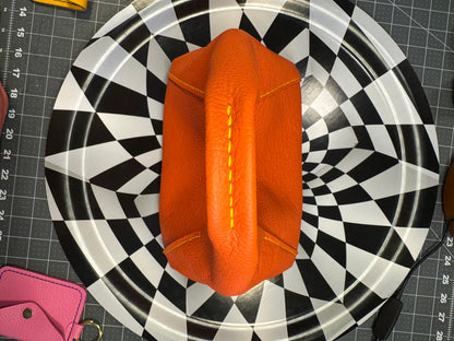 The Roxy top handle hand sewn leather bag!