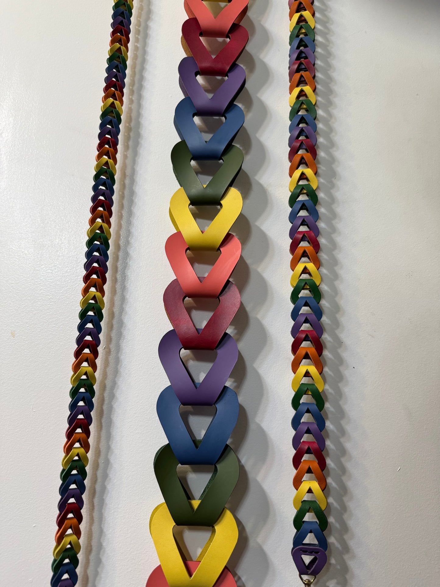 MONDO Rainbow Leather Strap | Giant Statement Bag Strap