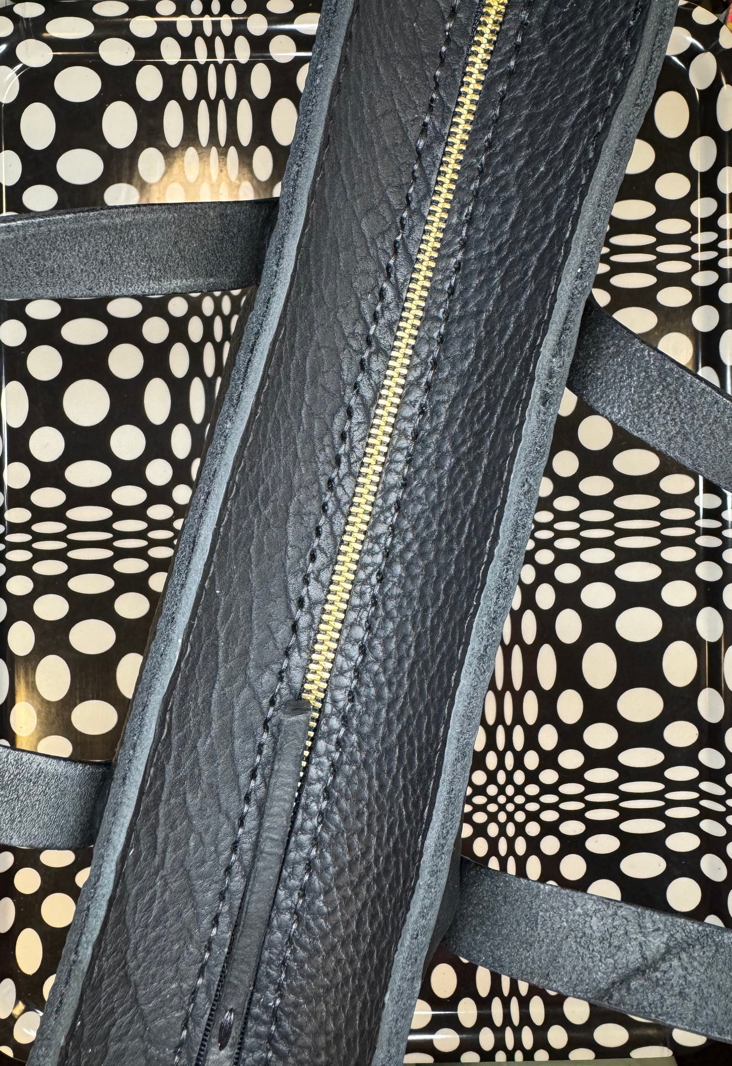 J2B! Johnny Two Bags! Hand sewn leather zip top laced tote bag! Work purse, travel carry on!