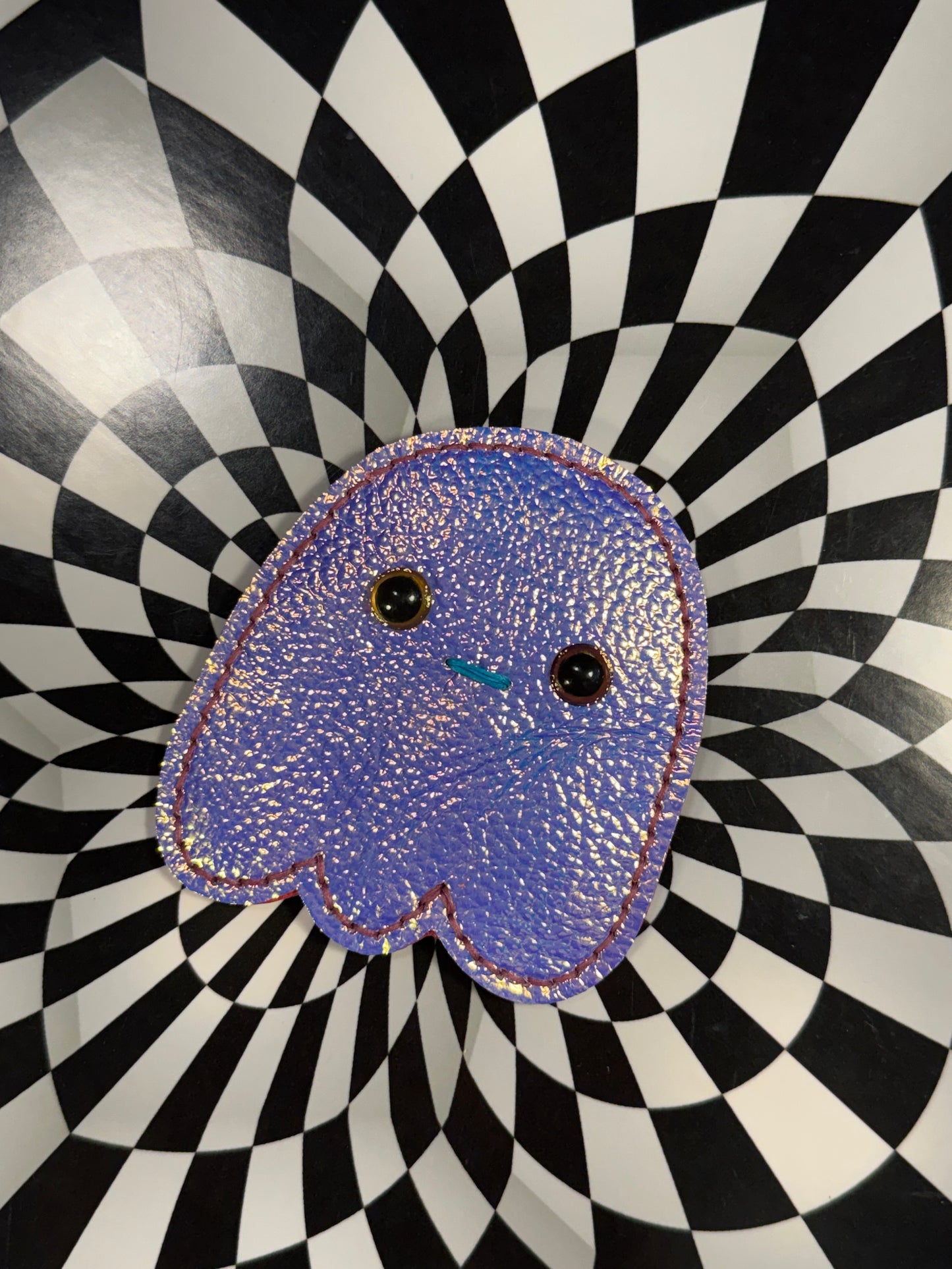 Breit-eyes Ghosts! Hand sewn leather novelty ghost babies!