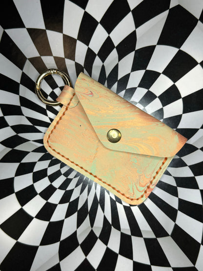 Marble dyed Lilia snap wallet!