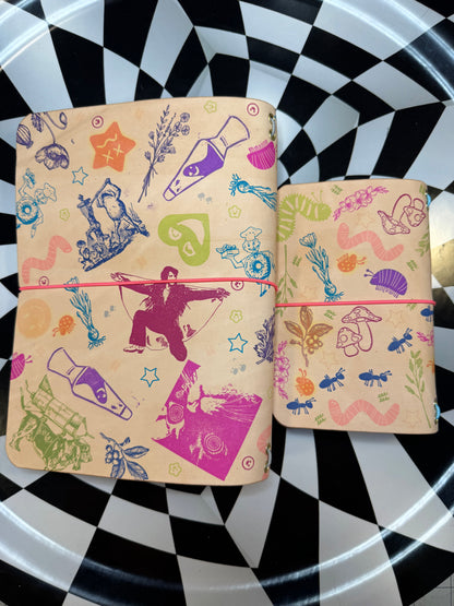 Handmade Leather Traveler’s Notebook Cover – Refillable Journal Cover Midori