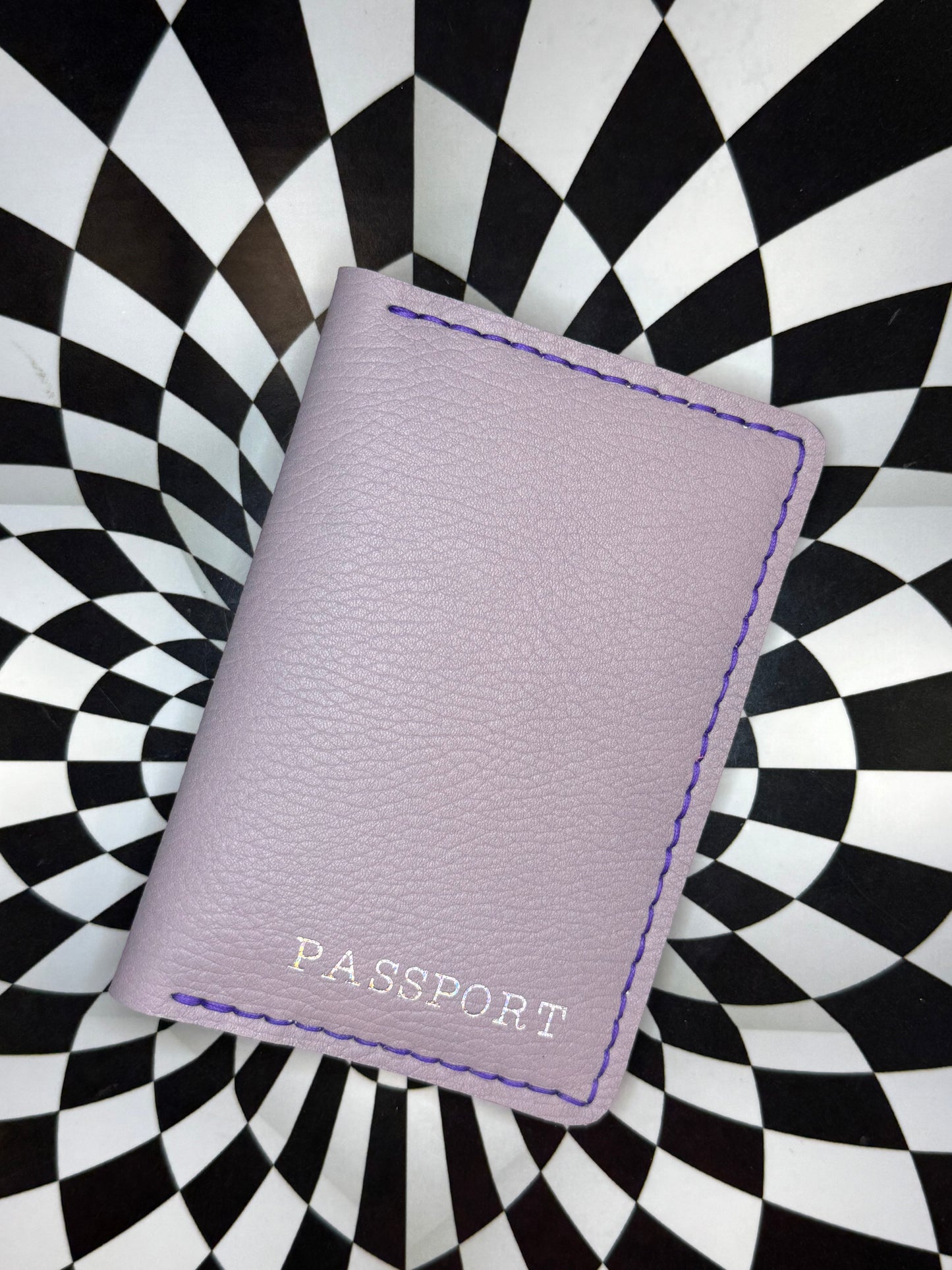 Passport holder/sleeve/cover Handmade bison hide buffalo leather.  Hand sewn unique gift for the traveler!