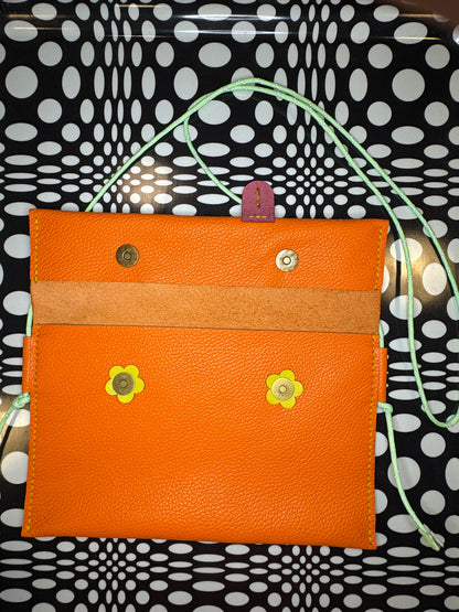 DerpBot Convertible Leather Bag | Handmade Crossbody, Shoulder Bag & Fanny Pack hand sewn