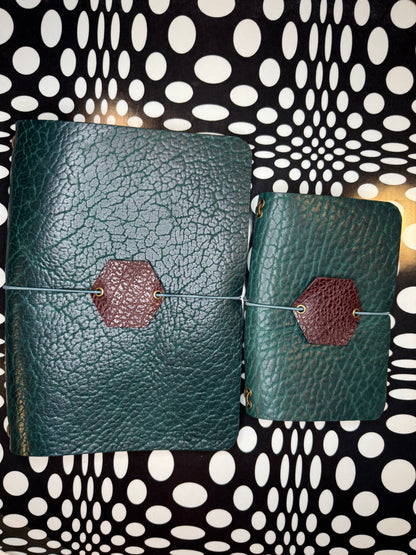 Handmade Leather Traveler’s Notebook Cover – Refillable Journal Cover Midori