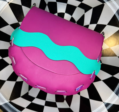 Sweet Bippy handmade leather crossbody bag