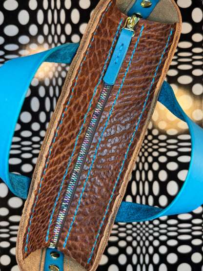 Johnny Two Bison Small – Hand Sewn Bison Leather Bag