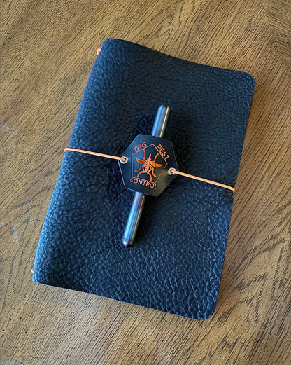 Handmade Leather Traveler’s Notebook Cover – Refillable Journal Cover