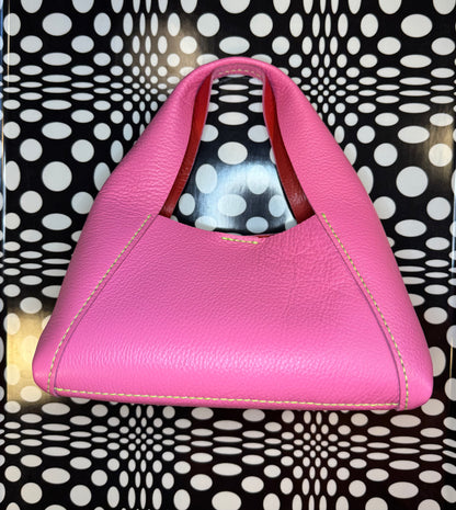 The Roxy top handle hand sewn leather bag!