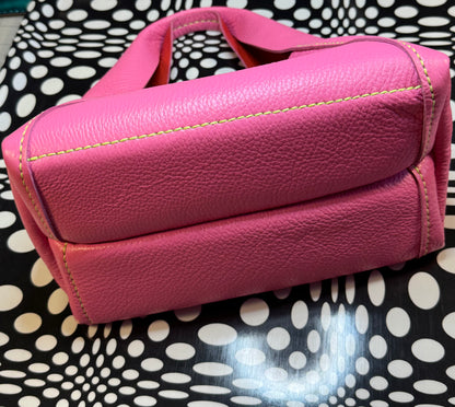 The Roxy top handle hand sewn leather bag!